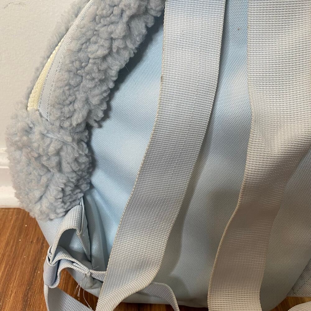 HERSCHEL SUPPLY Nordstrom Pop-In Baby Blue Sherpa Mini Backpack - Picture 7 of 12